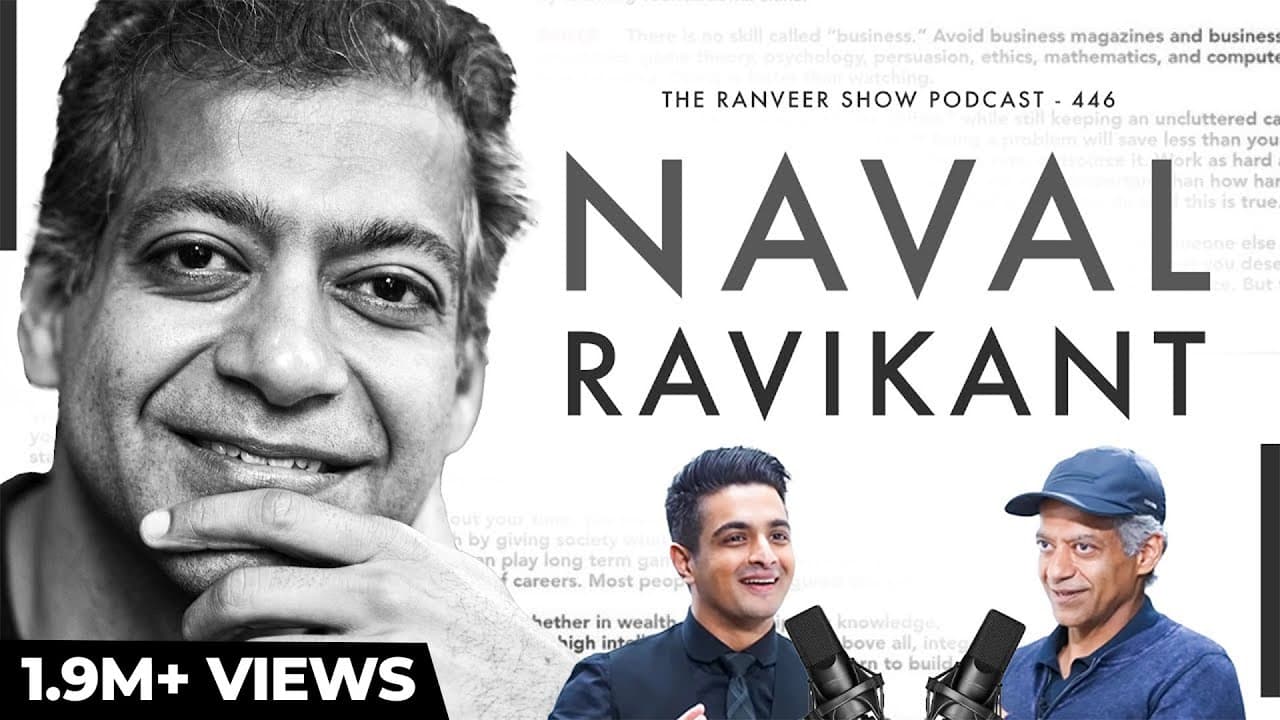 The Ranveer Show episode 446 with Naval Ravikant, produced for BeerBiceps