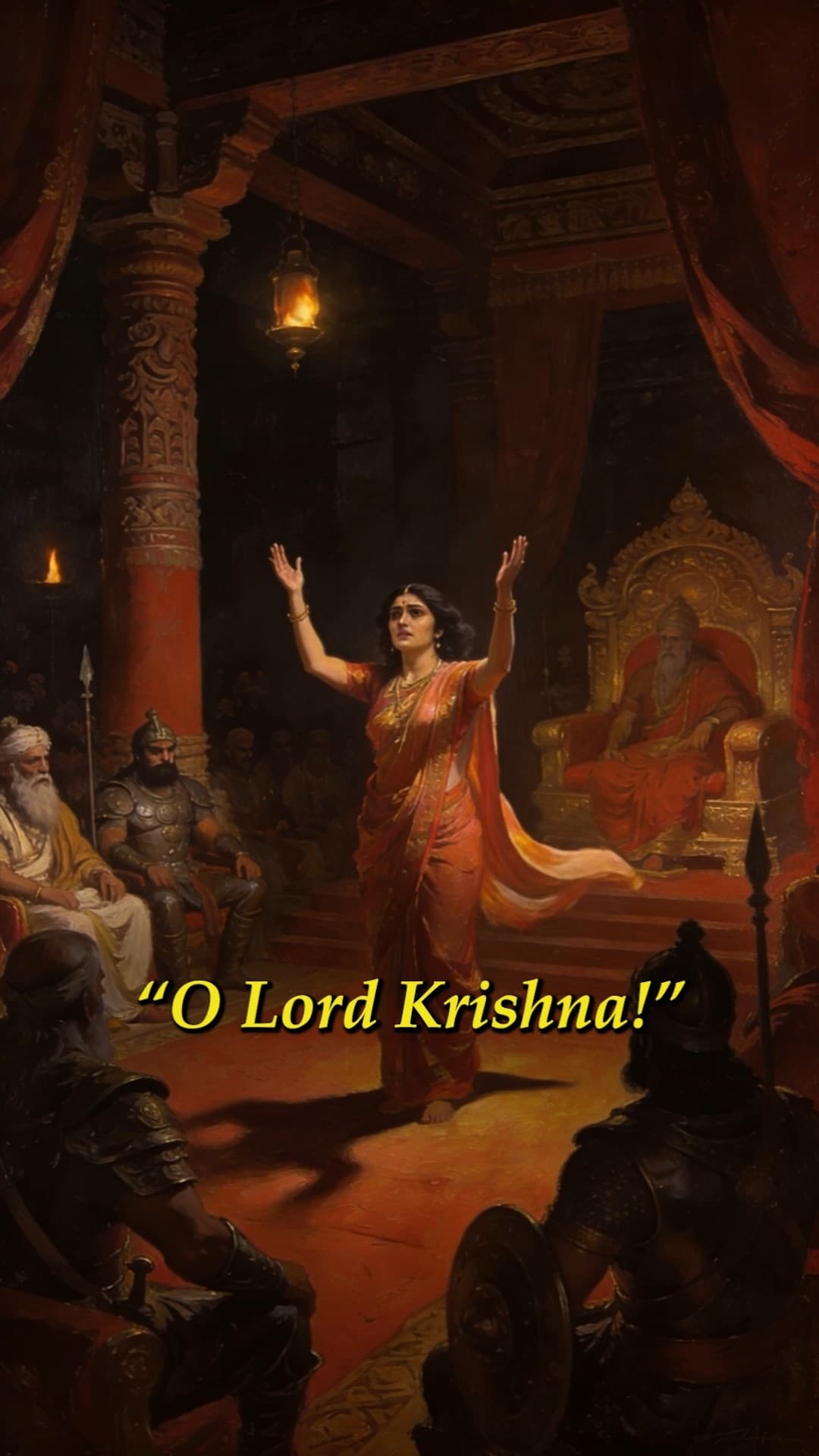 Vertical short on Draupadi’s faith in the Mahabharata